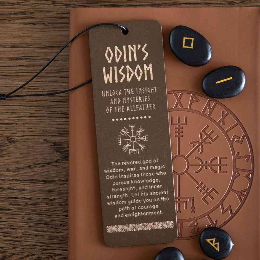 Something Different - Odin's Wisdom Wooden Bookmark - Multicolours